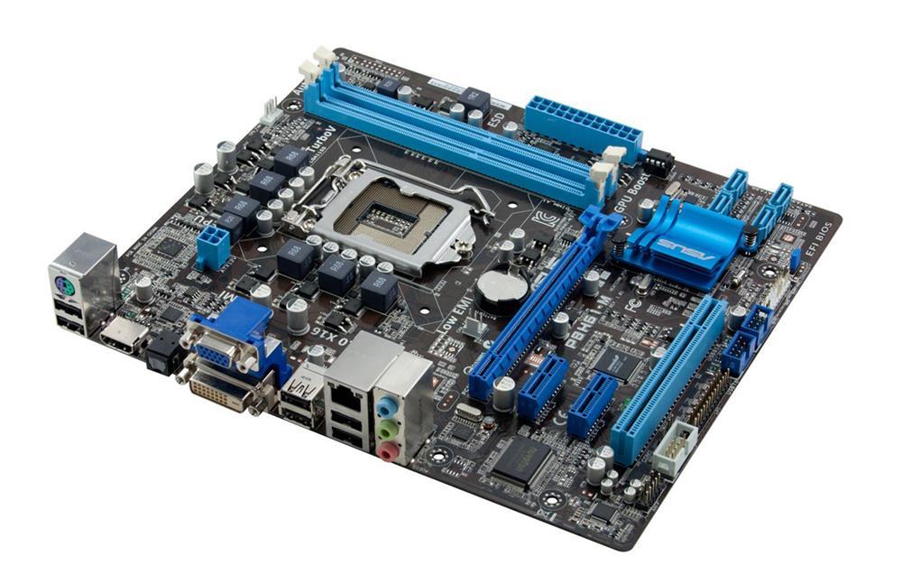 90-MIBF20-G0EAY0GZ ASUS P8H61-M Socket LGA 1155 Intel H61 Chipset 2nd Generation Core i7 / i5 / i3 / Processors Support DDR3 2x DIMM 4x SATA 3.0Gb/s uATX Motherboard (Refurbished)
