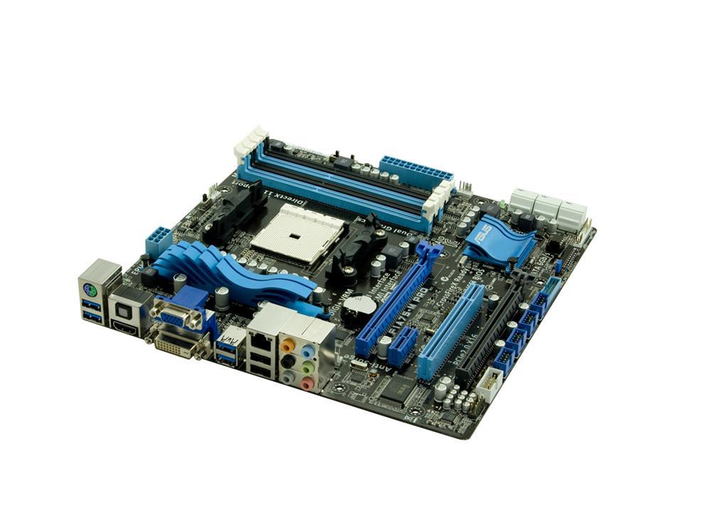 90-MIBGJ0-G0AAY00Z ASUS Socket FM1 AMD A75 Chipset AMD A-Series/ AMD E2-Series Processors Support DDR3 4x DIMM 6x SATA 6.0Gb/s Micro-ATX Motherboard (Refurbished)