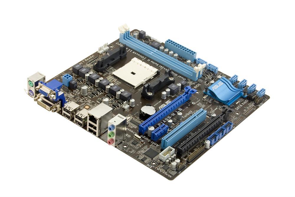 90-MIBH00-G0EAY0DZ ASUS Socket FM1 AMD A55 Chipset AMD A-Series/ AMD E2-Series Processors Support DDR3 2x DIMM 6x SATA 3.0Gb/s Micro-ATX Motherboard (Refurbished)