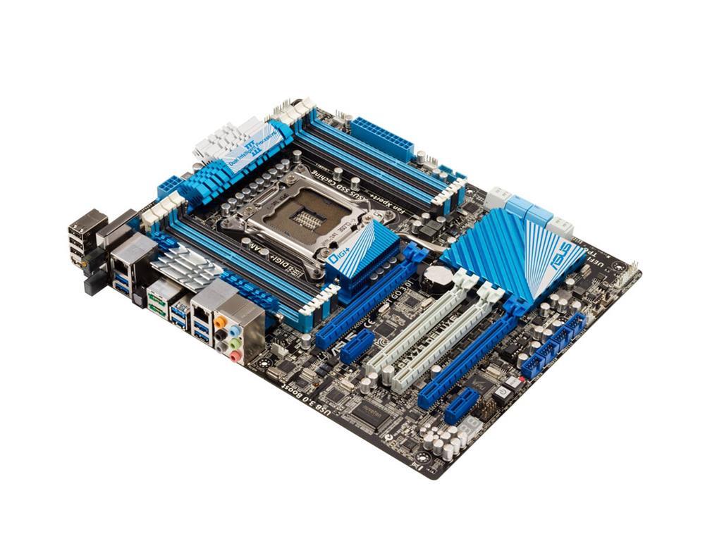 90-MIBH50-G0EAY00Z ASUS P9X79 DELUXE Socket LGA 2011 Intel X79 Chipset 2nd Generation Core i7 Processors Support DDR3 8x DIMM 2x SATA 6.0Gb/s ATX Motherboard (Refurbished)