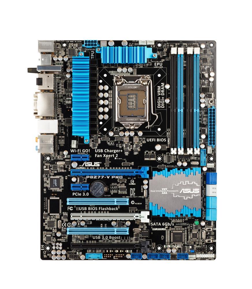 90-MIBHS5-G0EAY0DZ ASUS P8Z77-V PRO/THUNDERBOLT Socket LGA 1155 Intel Z77 Chipset 3rd/2nd Generation Core i7 / i5 / i3 / Pentium / Celeron Processors Support DDR3 4x DIMM 2x SATA 6.0Gb/s ATX Motherboard (Refurbished)