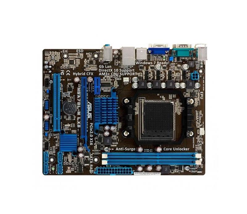 90-MIBI40-G0EAY0GZ ASUS Socket AM3+ AMD 760G + SB710 Chipset AMD Phenom II/ AMD Athlon II/ AMD Sempron Processors Support DDR3 2x DIMM 4x SATA 3.0G/s Micro-ATX Motherboard (Refurbished)