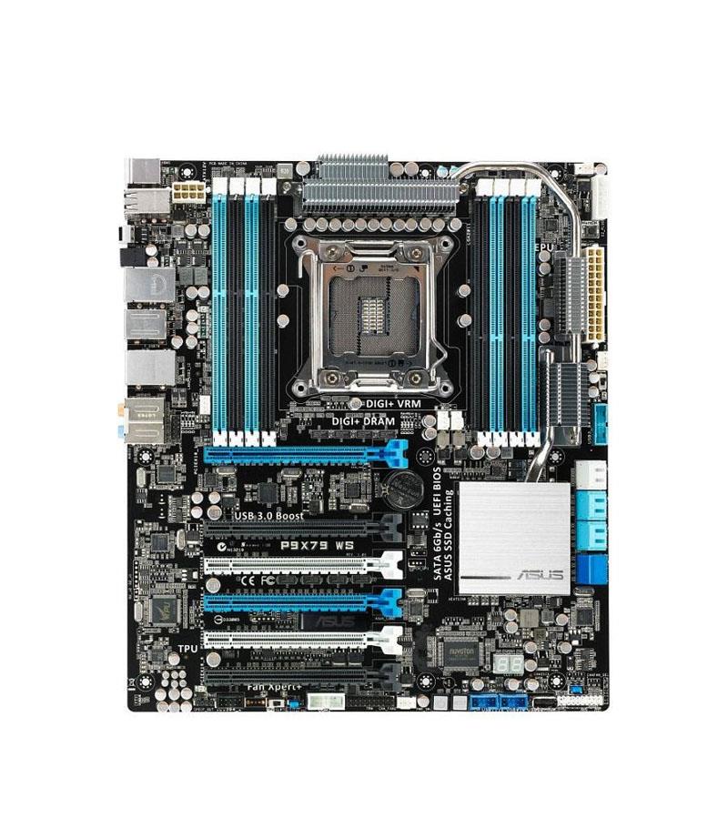 90-MSVDR0-G0EAY0YZ ASUS P9X79 Socket LGA 2011 Intel X79 Chipset 2nd Generation Core i7 Processors Support DDR3 8x DIMM 2x SATA 6.0Gb/s ATX Motherboard (Refurbished)