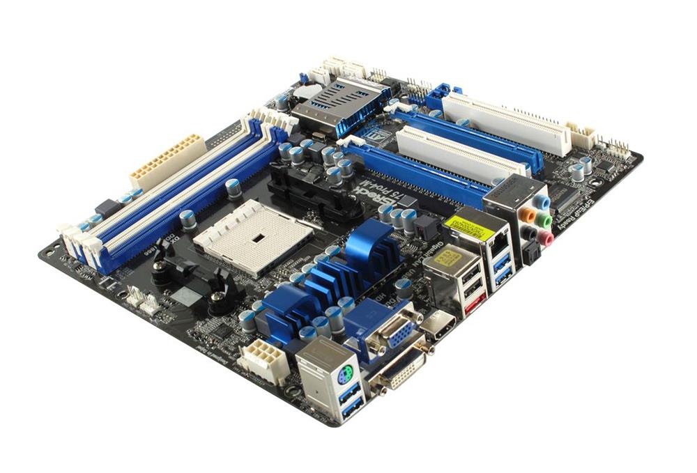 90-MXGJ20-A0UAYZ ASRock Socket FM1 AMD A75 Chipset 100W Processors Support DDR3 4x DIMM 5x SATA3 6.0Gb/s Micro-ATX Motherboard (Refurbished)