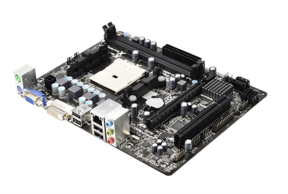 90-MXGM20-A0UAYZ ASRock Socket FM1 AMD A75 Chipset 100W Processors Support DDR3 4x DIMM 5x SATA3 6.0Gb/s ATX Motherboard (Refurbished)