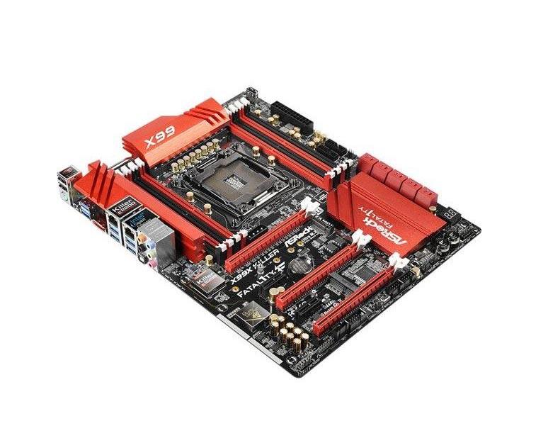 90-MXGW50-A0UAYZ ASRock Fatal1ty X99X Killer Socket LGA 2011-3 Intel X99 Chipset Core i7 & Xeon 22-Core Processors Support DDR4 8x DIMM 10x SATA3 6.0Gb/s ATX Motherboard (Refurbished)