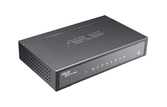 90-Q663AN1N0N3UA0 ASUS 8-Ports 10/100 Ethernet Switch (Refurbished)