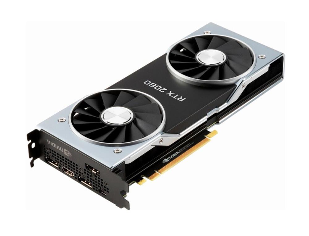 900-1G180-2500-000 Nvidia GeForce RTX 2080 Founders Edition 8GB GDDR6 DisplayPort HDMI PCI-Express 3.0 x16 Video Graphics Card