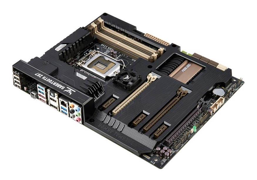 90MB0DR0-M0EAY0 ASUS SABERTOOTH Z87 Socket LGA 1150 Intel Z87 Chipset 4th Generation Core i7 / i5 / i3 / Pentium / Celeron Processors Support DDR3 4x DIMM 6x SATA 6.0Gb/s ATX Motherboard (Refurbished)