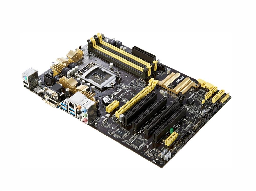 90MB0ED0M0EAY0 ASUS Z87-C Socket LGA 1150 Intel Z87 Chipset 4th Generation Core i7 / i5 / i3 / Pentium / Celeron Processors Support DDR3 4x DIMM 6x SATA 6.0Gb/s ATX Motherboard (Refurbished)