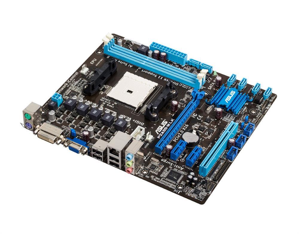 90MB0EP0-M0UBY0 ASUS Socket FM2 AMD A55 Chipset AMD Athlon/ A-Series Processors Support DDR3 2x DIMM 6x SATA 3.0Gb/s Micro-ATX Motherboard (Refurbished)