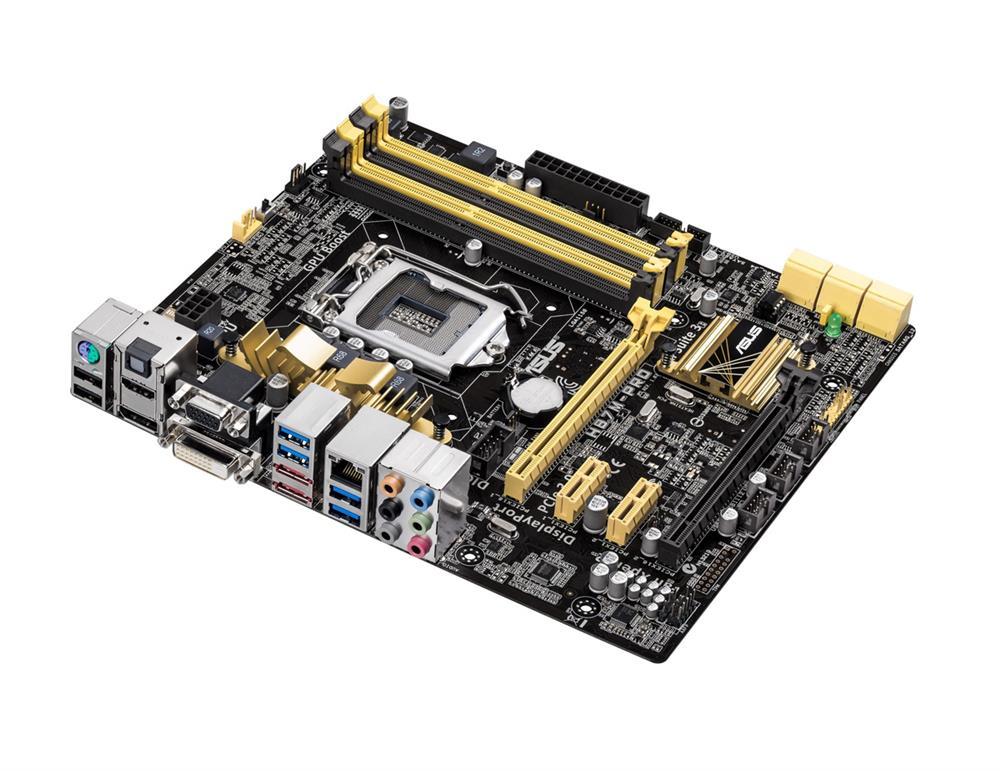90MB0F00-M0EAY0 ASUS H87M-PRO Socket LGA 1150 Intel H87 Chipset 4th Generation Core i7 / i5 / i3 / Pentium / Celeron Processors Support DDR3 4x DIMM 6x SATA 6.0Gb/s Micro-ATX Motherboard (Refurbished)