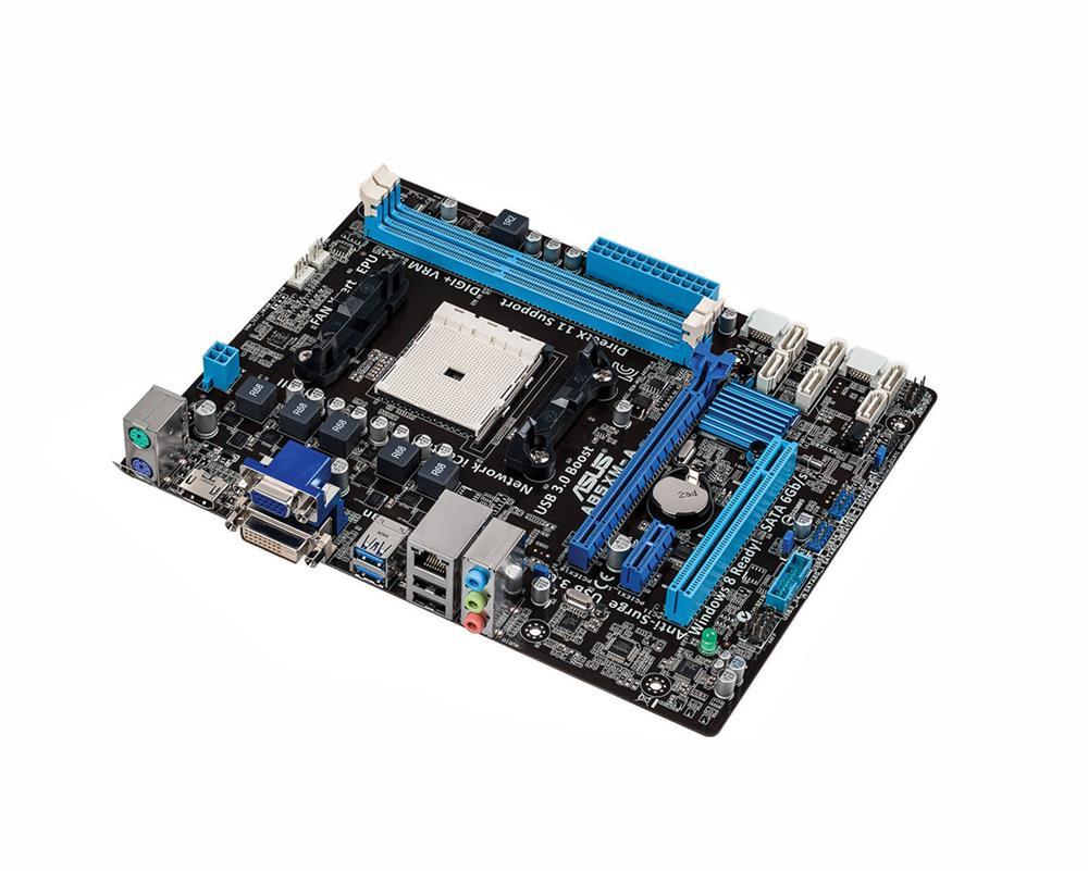 90MB0FJ0-M0EAY0 ASUS A85XM-A Socket FM2 AMD A85X Chipset AMD Athlon/ A-Series Processors Support DDR3 2x DIMM 8x SATA 6.0Gb/s Micro-ATX Motherboard (Refurbished)