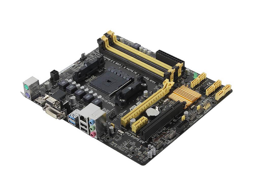 90MB0I70-M0EAY0 ASUS A78M-A Socket FM2+ AMD A78 Chipset AMD Athlon / AMD A-Series Processors Support DDR3 4x DIMM 6x SATA 6.0Gb/s Micro-ATX Motherboard (Refurbished)