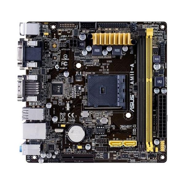 90MB0IA0-M0EAY1 ASUS Socket AM1 System On Chipset AMD Athlon/ AMD Sempron Processors Support DDR3 2x DIMM 2x SATA 6.0Gb/s Mini-ITX Motherboard (Refurbished)