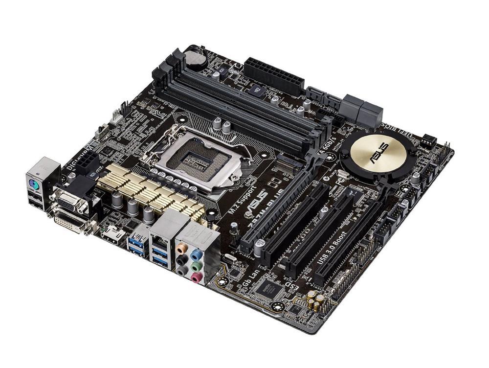 90MB0IH0-M0EAY0 ASUS Z97M-PLUS Socket LGA 1150 Intel Z97 Chipset 5th/New 4th/4th Generation Core i7 / i5 / i3 /Pentium / Celeron Processors Support DDR3 4x DIMM 6x SATA 6.0Gb/s mATX Motherboard (Refurbished)