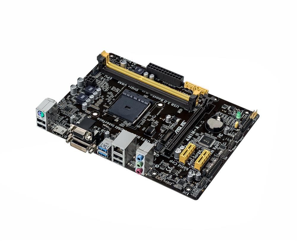 90MB0IR0-M0EAY0 ASUS Socket AM1 System On Chipset AMD Athlon/ AMD Sempron Processors Support DDR3 2x DIMM 2x SATA 6.0Gb/s Micro-ATX Motherboard (Refurbished)