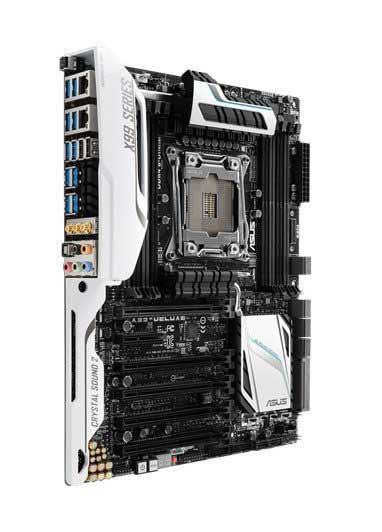 90MB0JF0-M0EAY0 ASUS X99-DELUXE Socket LGA 2011-v3 Intel X99 Chipset Core i7 Processors Support DDR4 8x DIMM 8x SATA 6.0Gb/s ATX Motherboard (Refurbished)