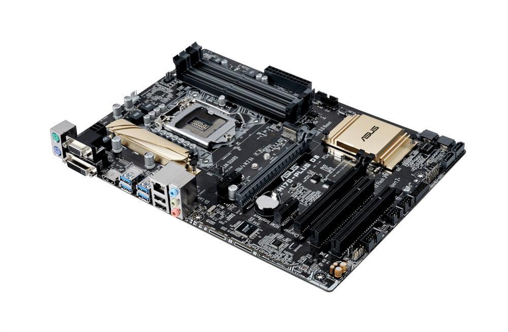 90MB0LW0-M0EAY0 ASUS H170-PLUS D3 Socket LGA 1151 Intel H170 Chipset 6th Generation Core i7 / i5 / i3 / Pentium / Celeron Processors Support DDR3 4x DIMM 4x SATA 6.0Gb/s ATX Motherboard (Refurbished)