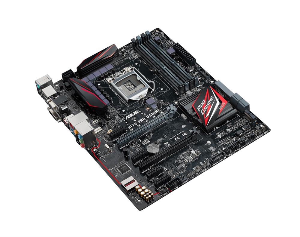 90MB0MS0-M0EAY0 ASUS H170 PRO GAMING Socket LGA 1151 Intel H170 Chipset 7th/6th Generation Core i7 / i5 / i3 / Pentium / Celeron Processors Support DDR4 4x DIMM 4x SATA 6.0Gb/s ATX Motherboard (Refurbished)