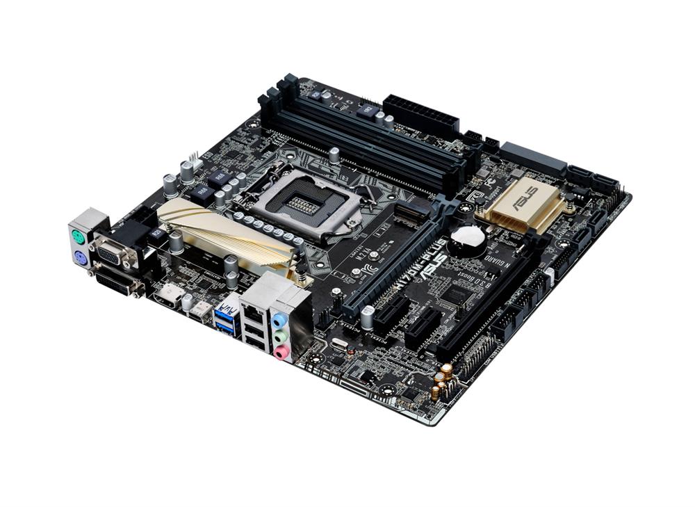 90MB0MT0-M0EAY0 ASUS H170M-PLUS Socket LGA 1151 Intel H170 Chipset 7th/6th Generation Core i7 / i5 / i3 / Pentium / Celeron Processors Support DDR4 4x DIMM 6x SATA 6.0Gb/s Micro-ATX Motherboard (Refurbished)