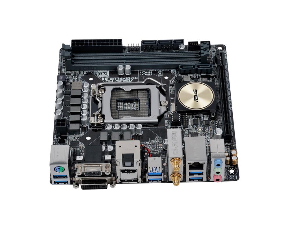 90MB0N10-M0AAY0 ASUS H170I-PLUS D3 LGA1151 Intel H170 Chipset Core i7 / i5 / i3 / Pentium / Celeron Processors Support DDR3 2x DIMM 4x SATA 6.0Gb/s Mini-ITX Motherboard (Refurbished)