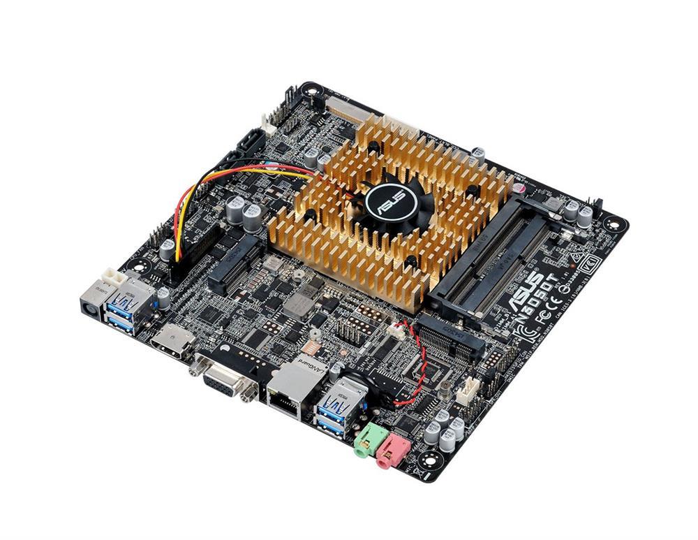 90MB0P90-M0AAY0 ASUS N3050T System On Chipset Intel Celeron Dual Core N3050 Processors Support DDR3 2x SO- DIMM 2x SATA 6.0Gb/s Thin Mini-ITX Motherboard (Refurbished)