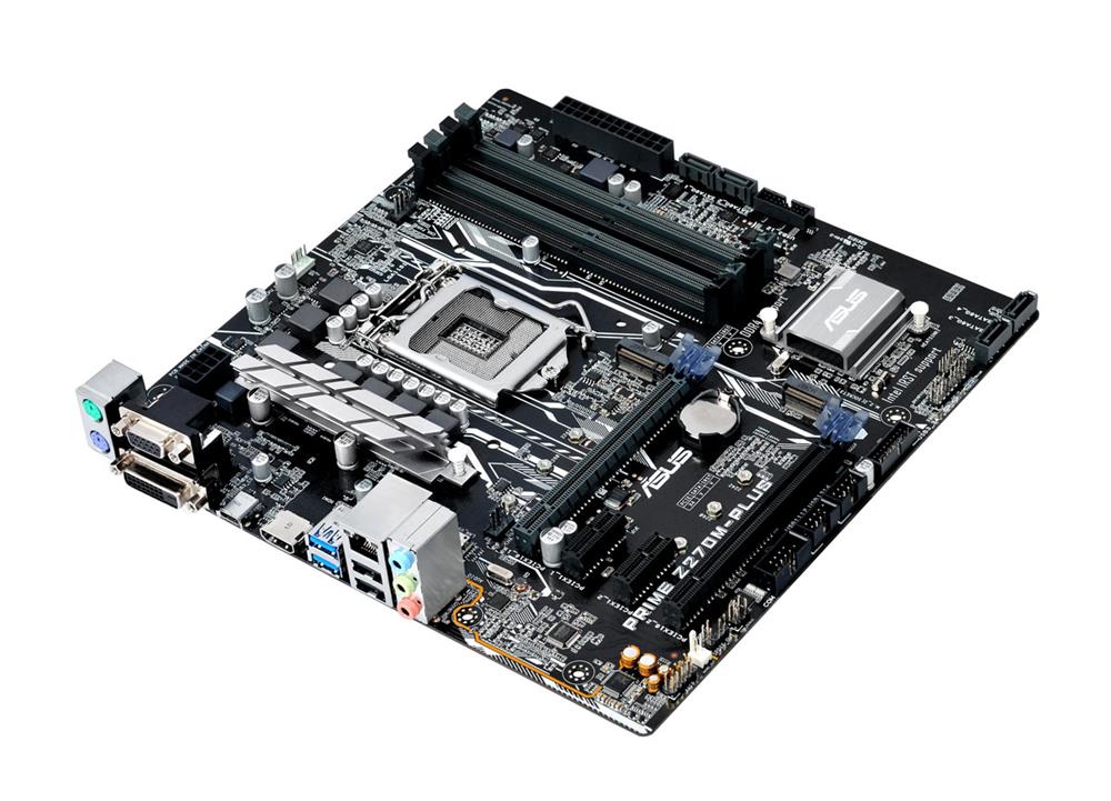 90MB0S50-M0EAY0 ASUS Socket LGA 1151 Intel Z270 Chipset 7th/6th Generation Core i7 / i5 / i3 / Pentium / Celeron Processors Support DDR4 4x DIMM 6x SATA 6.0Gb/s Micro-ATX Motherboard (Refurbished) 