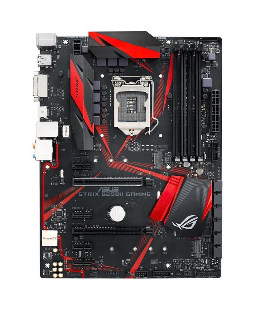90MB0TS0-M0AAY0 ROG STRIX B250H GAMING Desktop Motherboard Intel Chipset Socket H4 LGA-1151 (Refurbished)