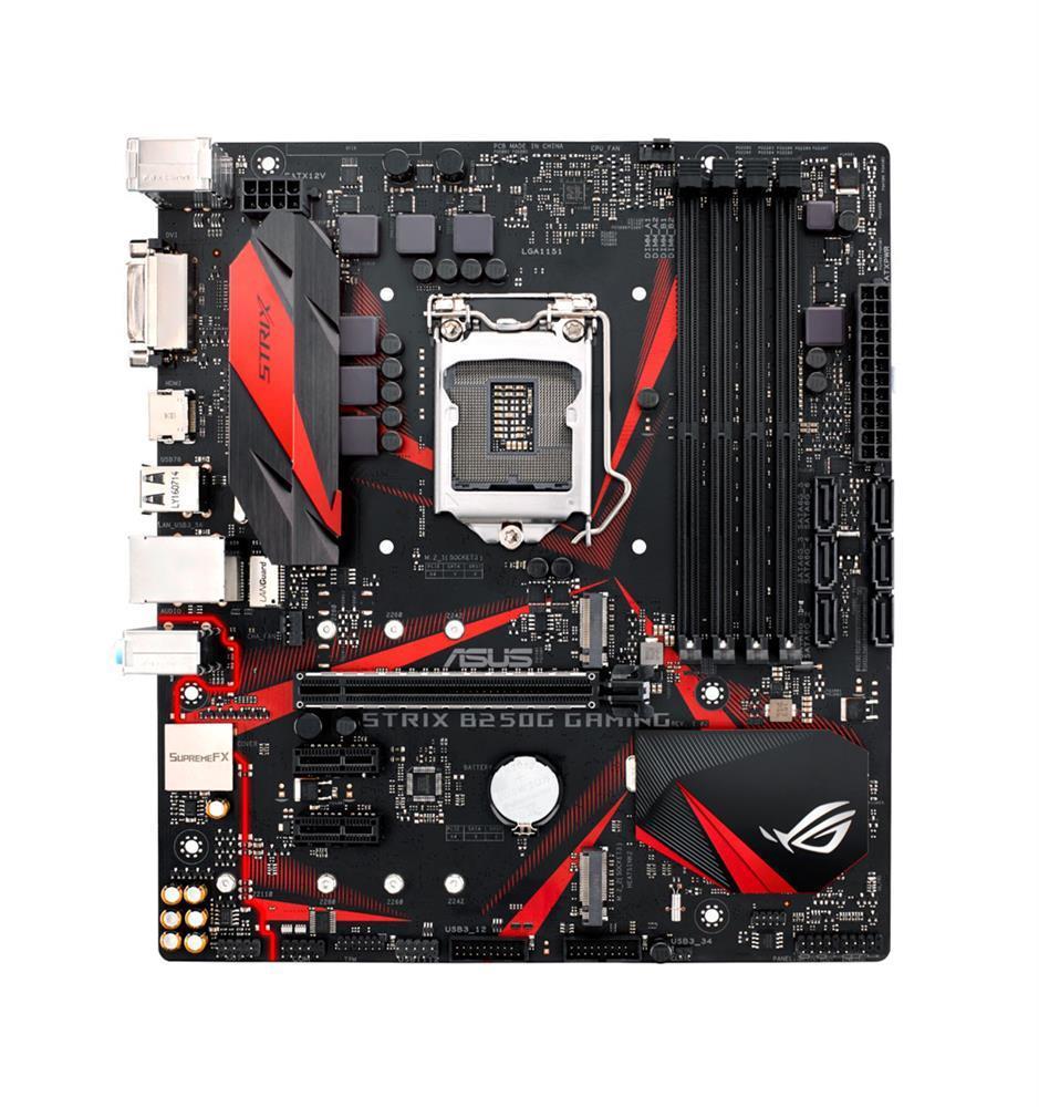 90MB0TU0-M0AAY0 ROG STRIX B250G GAMING Desktop Motherboard Intel Chipset Socket H4 LGA-1151 (Refurbished)