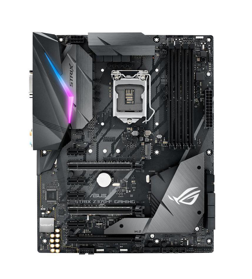 90MB0V50-M0EAY0 ASUS ROG STRIX Z370-F GAMING Socket LGA 1151 Intel Z370 Chipset 8th Generation Core Processors Support DDR 4x DIMM 6x SATA 6.0Gb/s ATX Motherboard (Refurbished)