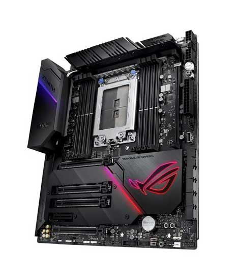 90MB10G0-M0EAY0 ASUS ROG Zenith Extreme Alpha Socket TR4 AMD X399 Chipset AMD Ryzen Threadripper Processors Support DDR4 8x DIMM 8x SATA 6.0Gb/s Extended ATX Motherboard (Refurbished)