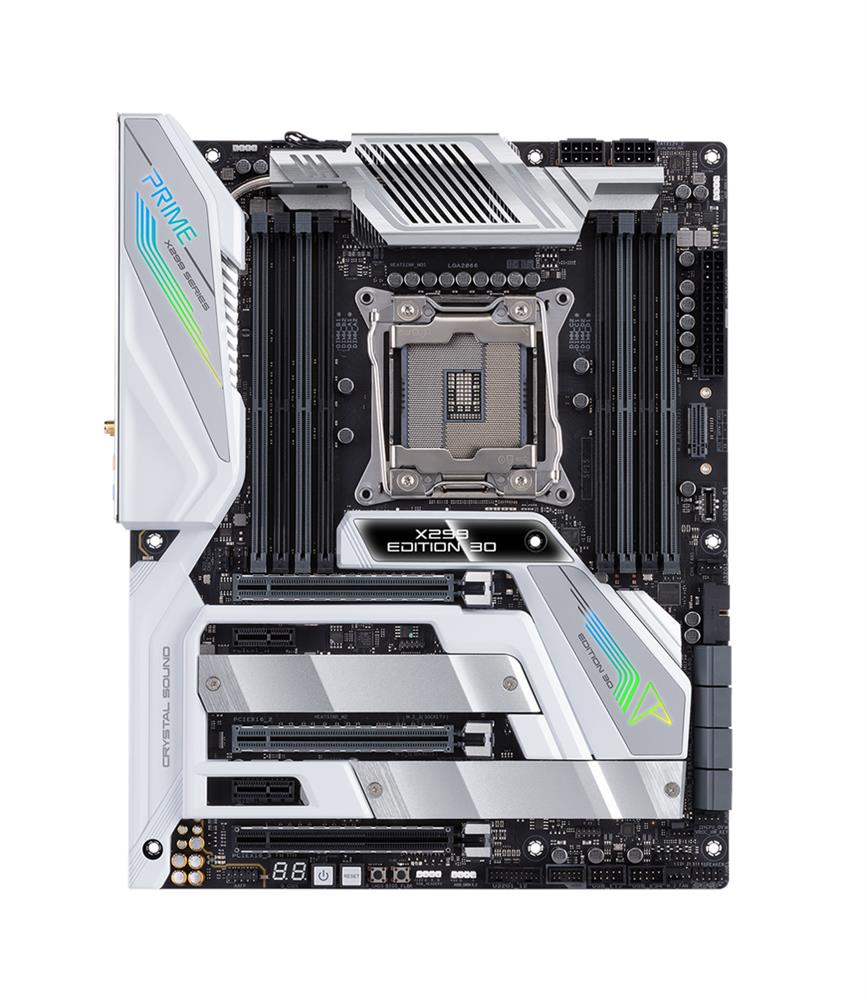 90MB1190-M0EAY0 ASUS Socket  2066 Intel X299 Chipset Core X-Series Processors Support DDR4 8x DIMM 8x SATA 6.0Gb/s ATX Motherboard (Refurbished) 