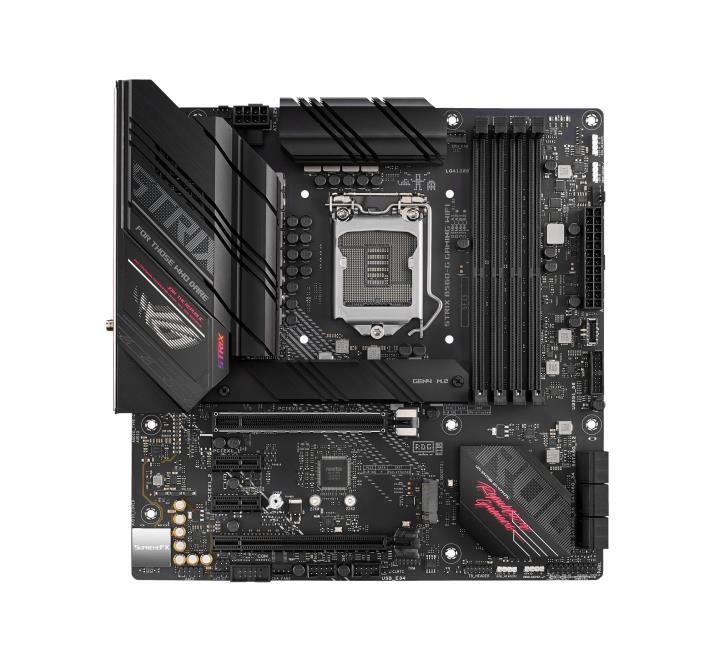 90MB1750-M0EAY0 ASUS ROG STRIX B560-G GAMING WIFI Socket LGA 1200 Intel B560 Chipset 11th Generation Intel Core Processors & 10th Generation Intel Core/ Pentium Gold & Celeron Processors Support DDR4 4x DIMM 6x SATA 6.0Gb/s Micro-ATX Motherboard (Refurbished)