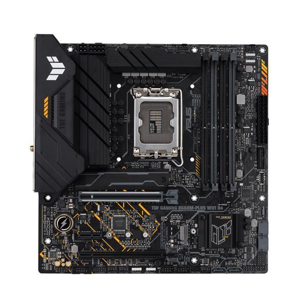 90MB1AZ0-M0EAY0 ASUS TUF GAMING B660M-PLUS WIFI Socket LGA 1700 Intel B660 Chipset 12th Generation Core/ Pentium Gold/ Celeron Processors Support DDR5 4x DIMM 4x SATA 6.0Gb/s Micro-ATX Motherboard (Refurbished)