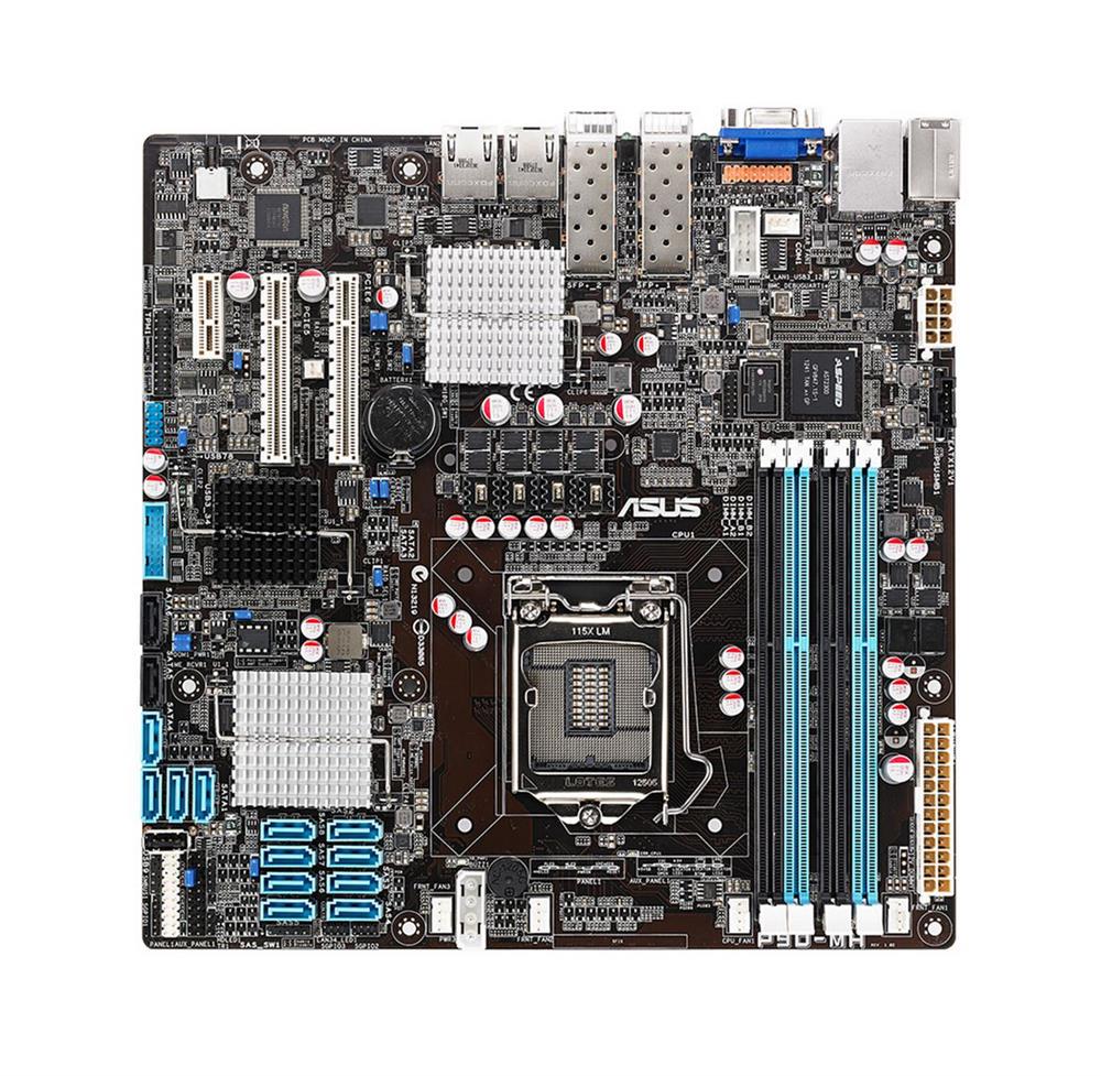 90SB03B0-M0UAY5 ASUS P9D-MH/SAS/10G-DUAL Socket LGA1150 Intel C224 Chipset Intel Xeon E3-1200 v3 Processors Support U-ATX Motherboard (Refurbished)