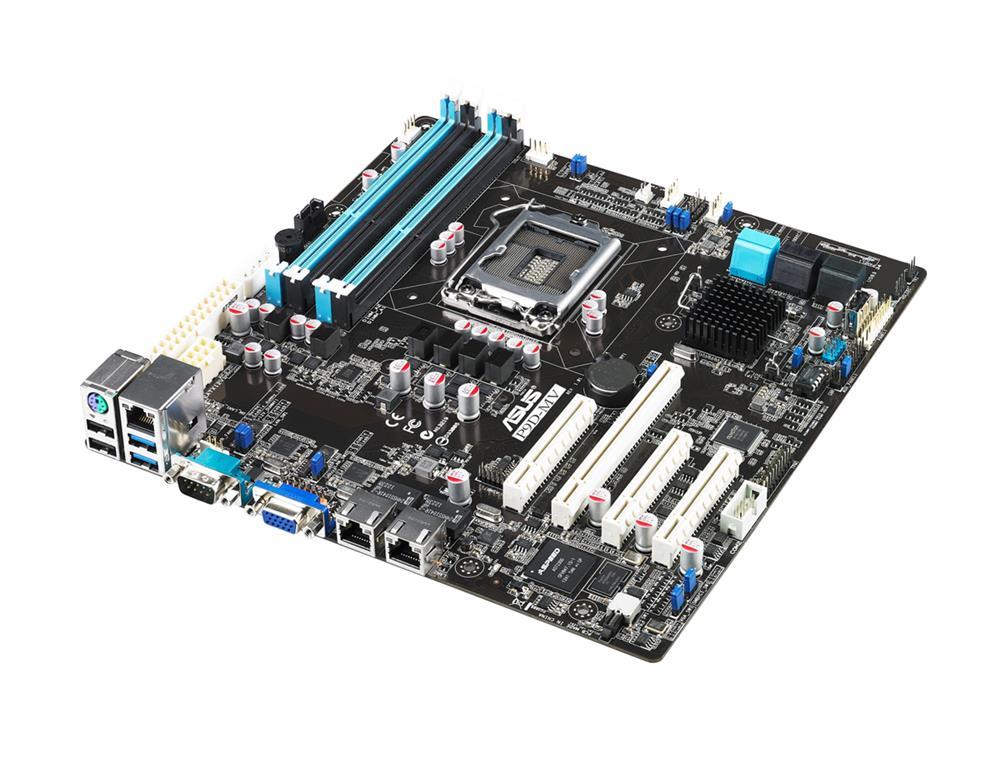 90SB03J0-M0UAY5 ASUS P9D-MV Socket LGA 1150 Intel C222 Chipset Xeon E3-1200 v3/ Core i3/ Pentium/ Celeron Processors Support DDR3 4x DIMM 2x SATA3 6.0Gb/s uATX Server Motherboard (Refurbished)