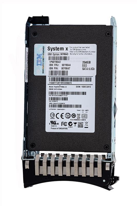 90Y8644 IBM 256GB MLC SATA 6Gbps Hot Swap 2.5-inch Internal Solid State Drive (SSD)
