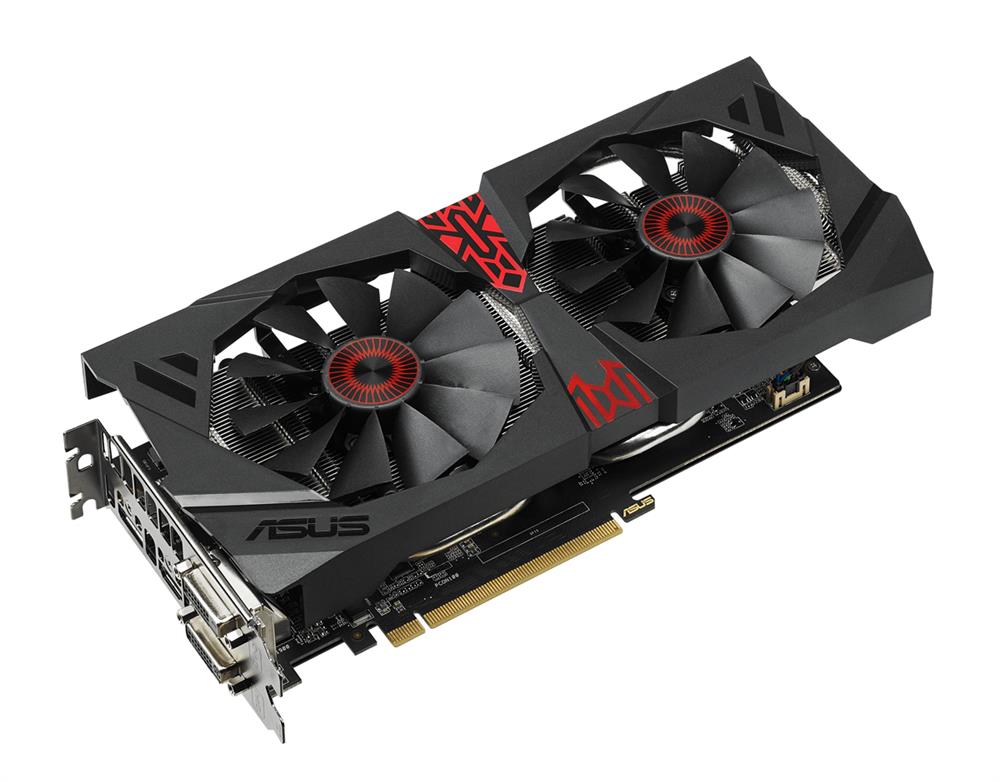 90YV08D0-M0NA00 Strix STRIX-R9380-DC2OC-2GD5-GAMING Radeon R9 380 Graphic Card 990 MHz Core 2GB GDDR5 PCI Express 3.0 Dual Slot Space Required