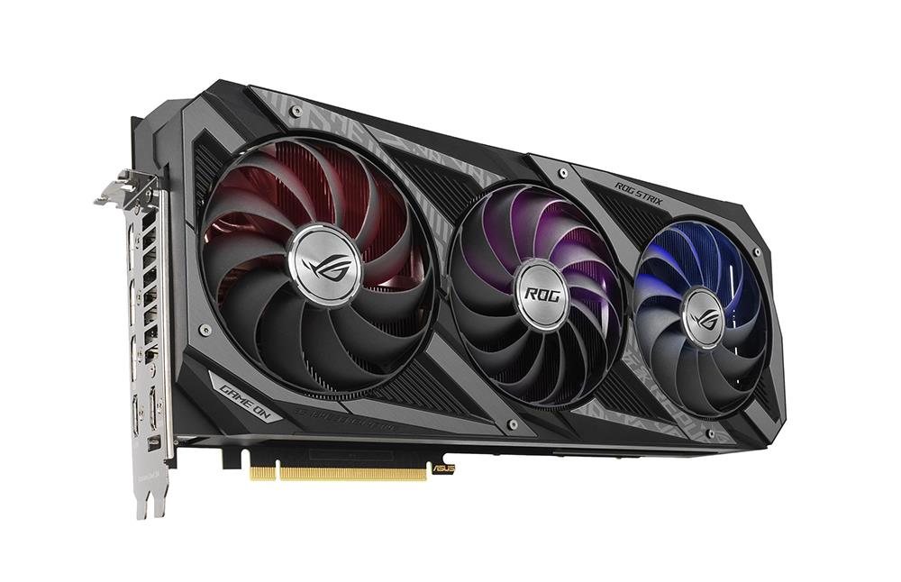 90YV0G03-M0NA00 ASUS ROG-STRIX-RTX3060TI-O8G-V2-GAMING Nvidia GeForce RTX 3060 Ti 8GB GDDR6 256-Bit 2x HDMI / 3x DisplayPort PCI-Express 4.0 Video Graphics Card