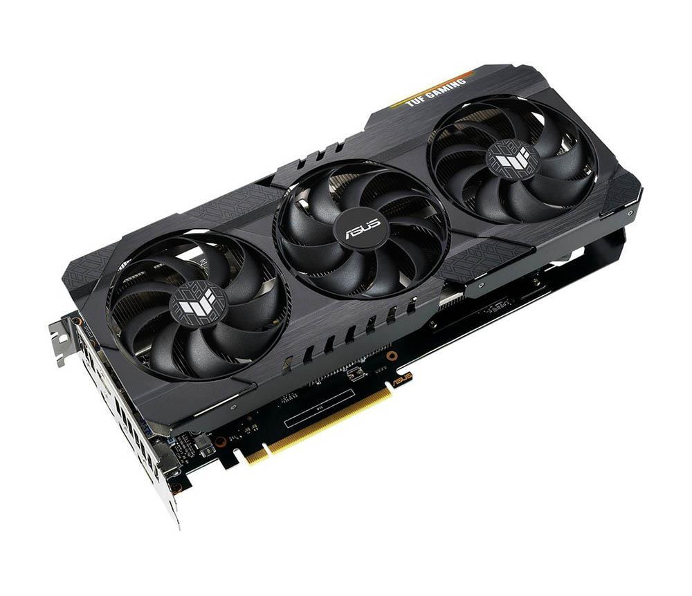 90YV0G1A-M0NA00 ASUS TUF-RTX3060TI-O8G-V2-GAMING Nvidia GeForce RTX 3060 Ti 8GB GDDR6 256-Bit 2x HDMI 3x DisplayPort PCI-Express 4.0 Video Graphics Card