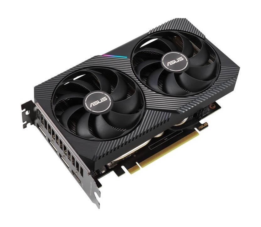 90YV0GB2-M0NA10 ASUS DUAL-RTX3060-O12G-V2 Nvidia GeForce RTX 3060 12GB GDDR6 192-Bit 2x HDMI / 3x DisplayPort PCI-Express 4.0 Video Graphics Card