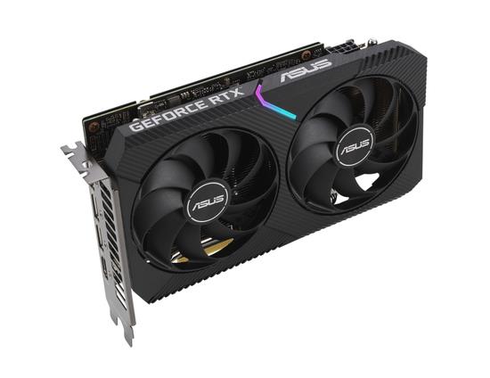 90YV0GB6-M0NA00 ASUS DUAL-RTX3060-8G Nvidia GeForce RTX 3060 8GB GDDR6 128-Bit HDMI / 3x DisplayPort PCI-Express 4.0 Video Graphics Card