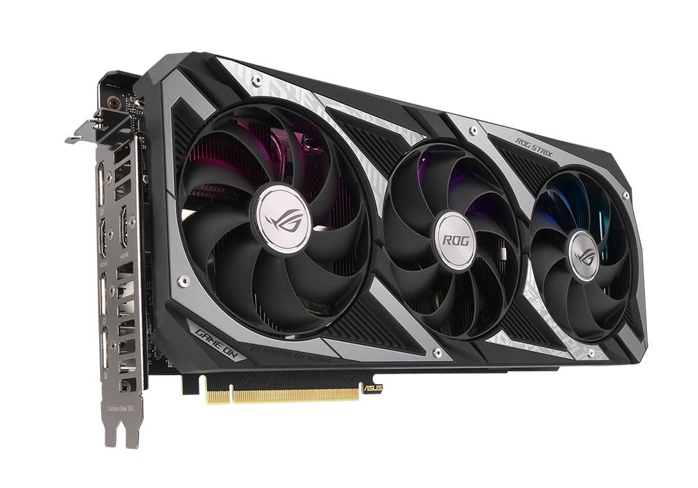 90YV0GC2-M0AA10 ASUS ROG-STRIX-RTX3060-O12G-GAMING Nvidia GeForce RTX 3060 12GB GDDR6 192-Bit 2x HDMI / 3x DisplayPort PCI-Express 4.0 Video Graphics Card