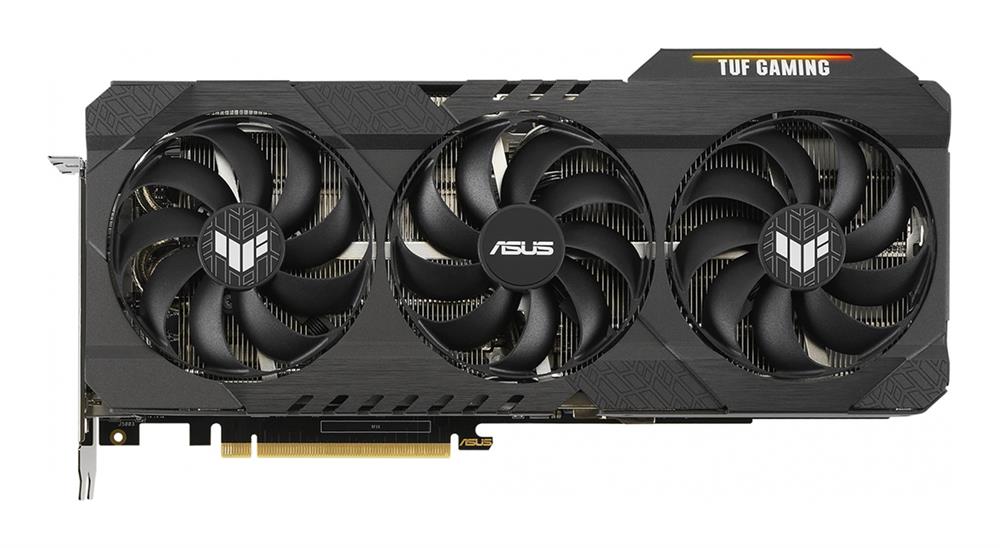 90YV0IL0-M0NA00 ASUS TUF-RTX3060TI-O8GD6X-GAMING Nvidia GeForce RTX 3060 Ti 8GB GDDR6X 256-Bit 2x HDMI / 3x DisplayPort PCI-Express 4.0 Video Graphics Card