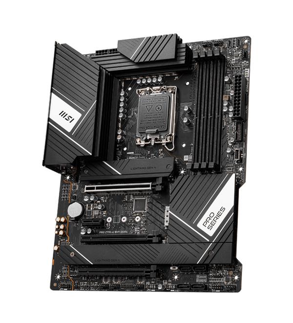 911-7E07-001 MSI PRO Z790-A WIFI DDR4 Socket LGA 1700 Intel Z690 Chipset Intel Core/ Pentium Gold/ Celeron Processors Support DDR4 4x DIMM 6x SATA 6.0Gb/s ATX Motherboard (Refurbished)