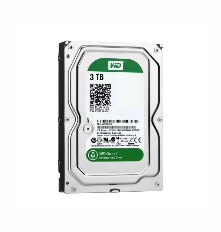 92617Y Western Digital Green 3TB 5400RPM SATA 6Gbps 64MB Cache 3.5-inch Internal Hard Drive