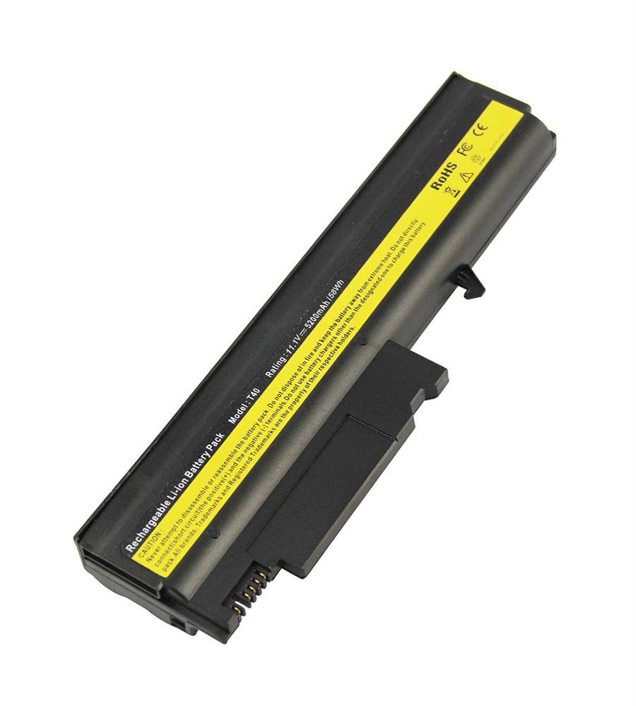 92P1069-DDO Lenovo 9-Cell 10.8V 6600mAh Battery for ThinkPad R50 T40 T41 T42 Series (Refurbished)