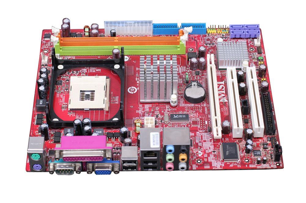945GCM478-L MSI Socket 478 Intel 945GC + ICH7 Chipset Pentium D / Pentium 4 HT/ Celeron D Processors Support DDR2 2x DIMM 4x SATA 3.0Gb/s Micro-ATX Motherboard (Refurbished)