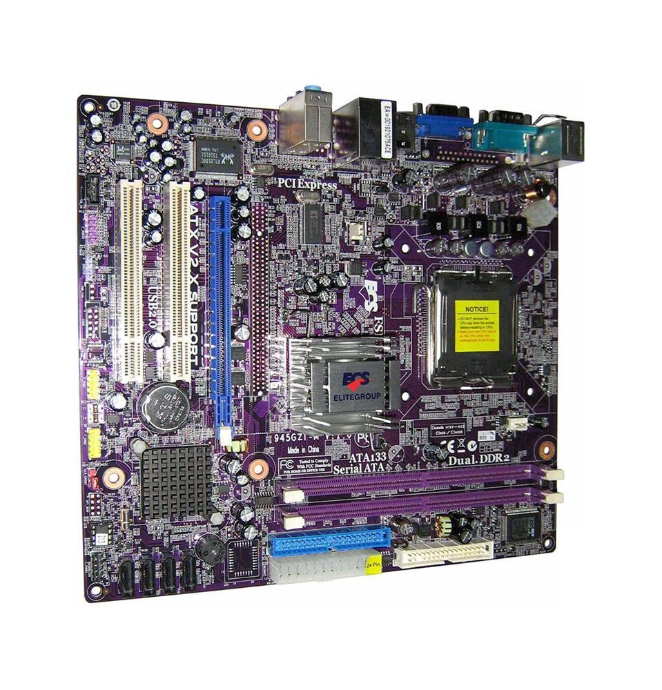 945GZT-M Elitegroup Desktop Motherboard Intel Chipset Socket T LGA-775 (Refurbished)
